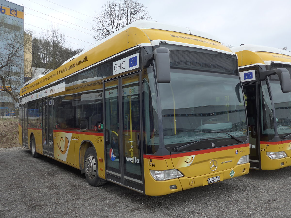 (179'058) - Voegtlin-Meyer, Brugg - Nr. 274/AG 426'274 - Mercedes am 20. Mrz 2017 in Kloten, EvoBus