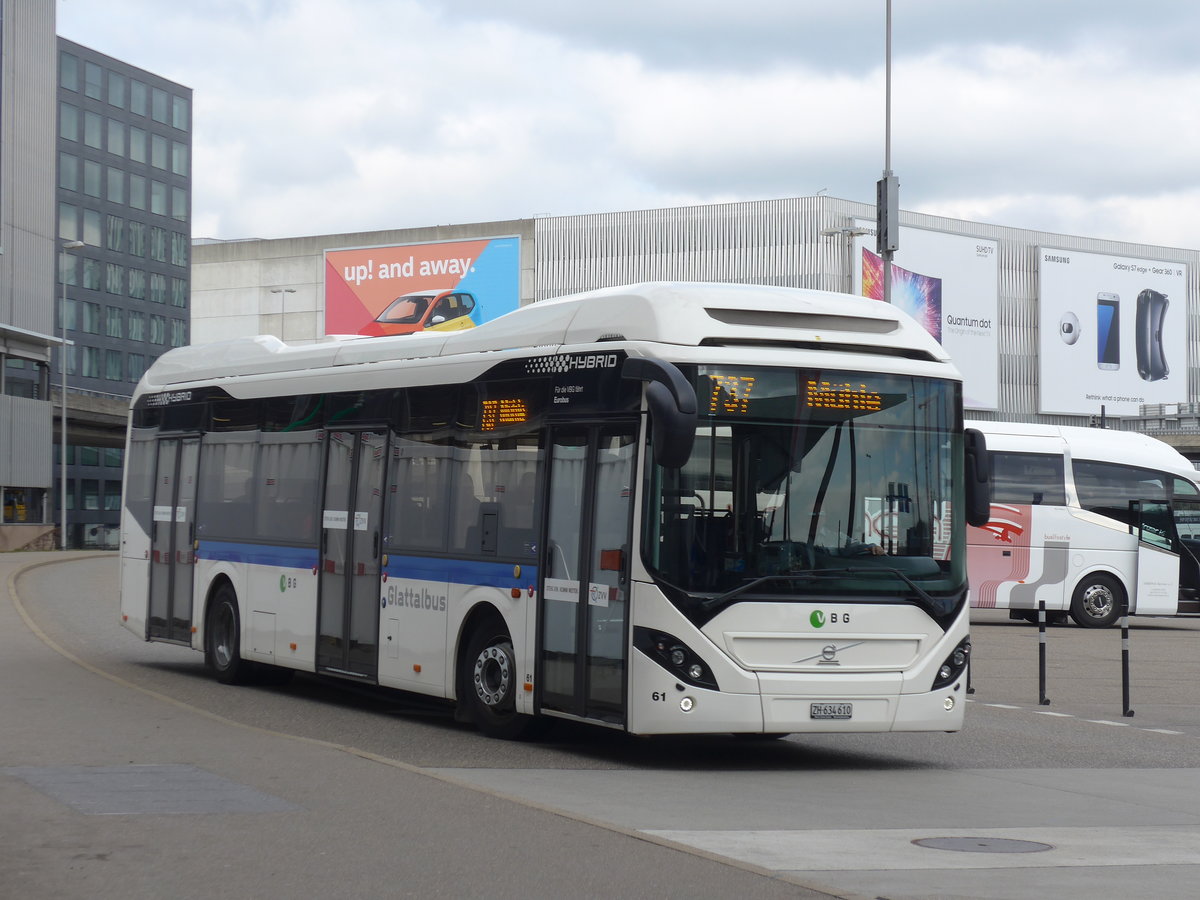 (179'090) - Welti-Furrer, Bassersdorf - Nr. 61/ZH 634'610 - Volvo am 20. Mrz 2017 in Zrich, Flughafen