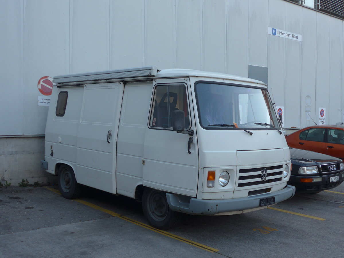 (179'239) - Peugeot-Wohnmobil am 29. Mrz 2017 in Thun, Rosenau