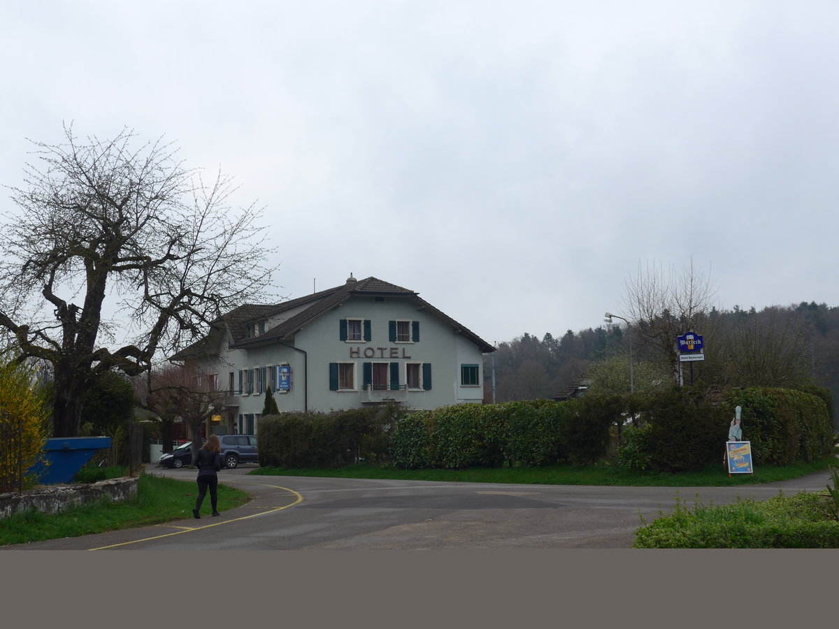(179'334) - Htel de la Gare am 2. April 2017 in Vendlincourt
