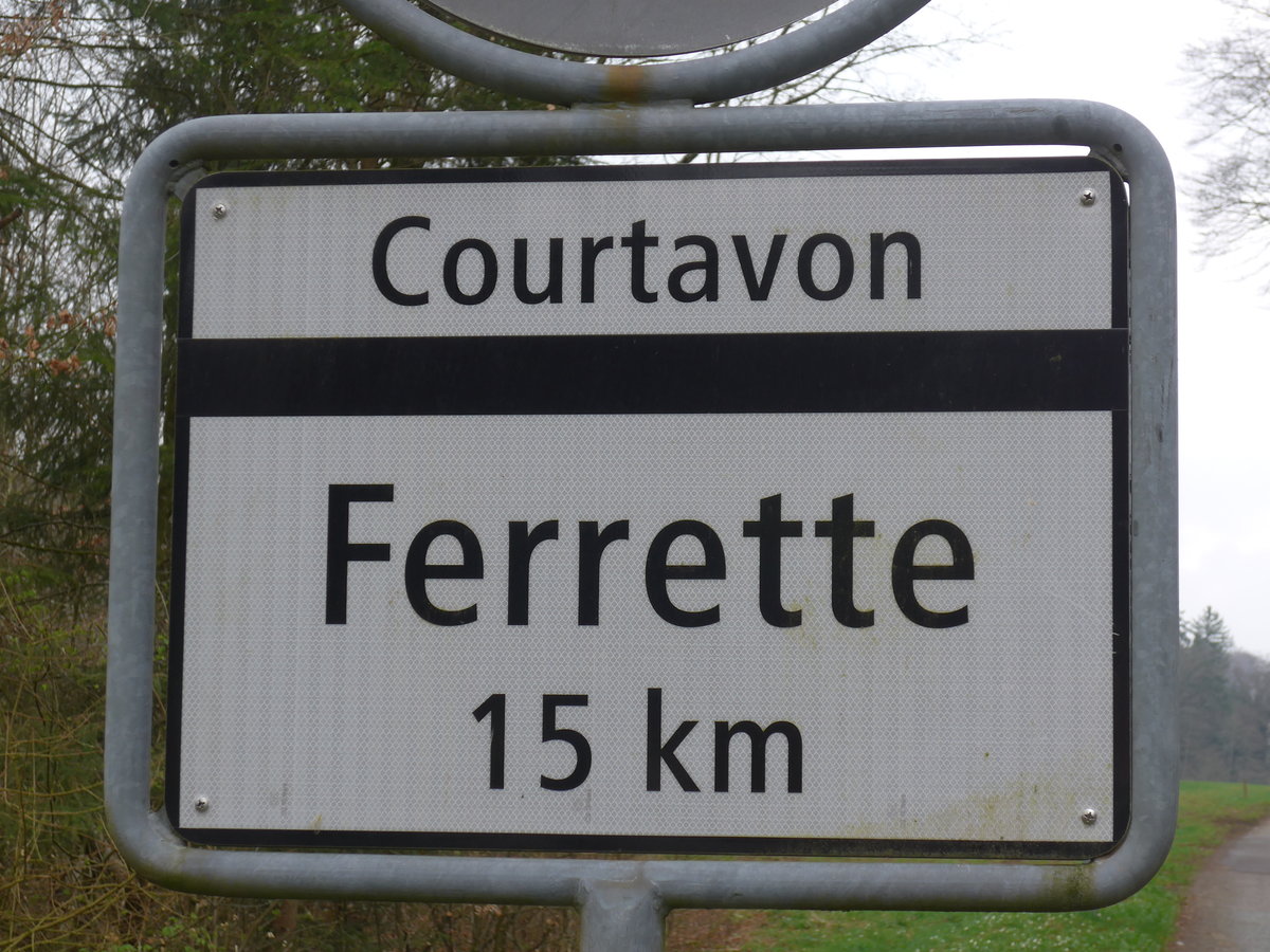 (179'343) - Ortsende von Vendlincourt am 2. April 2017