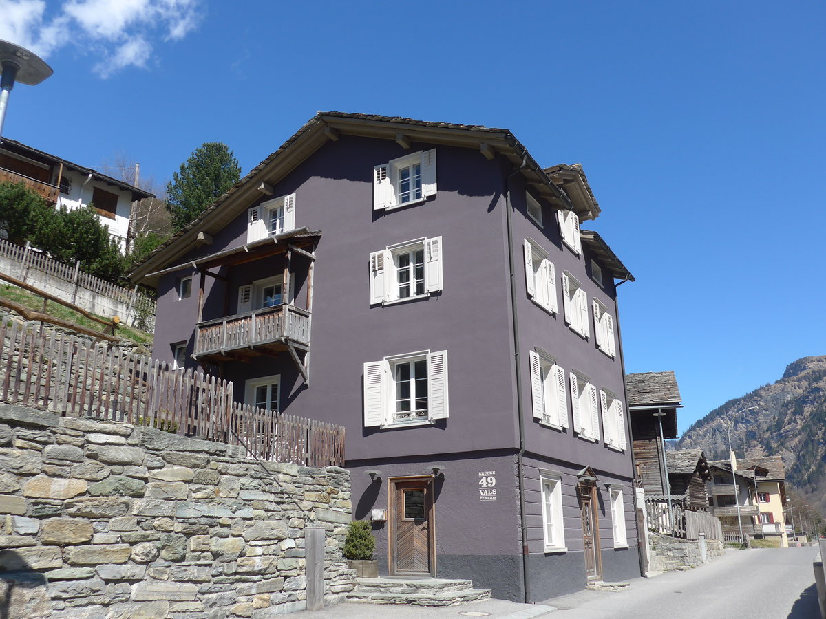 (179'572) - Pension Brcke 49 am 14. April 2017 in Vals