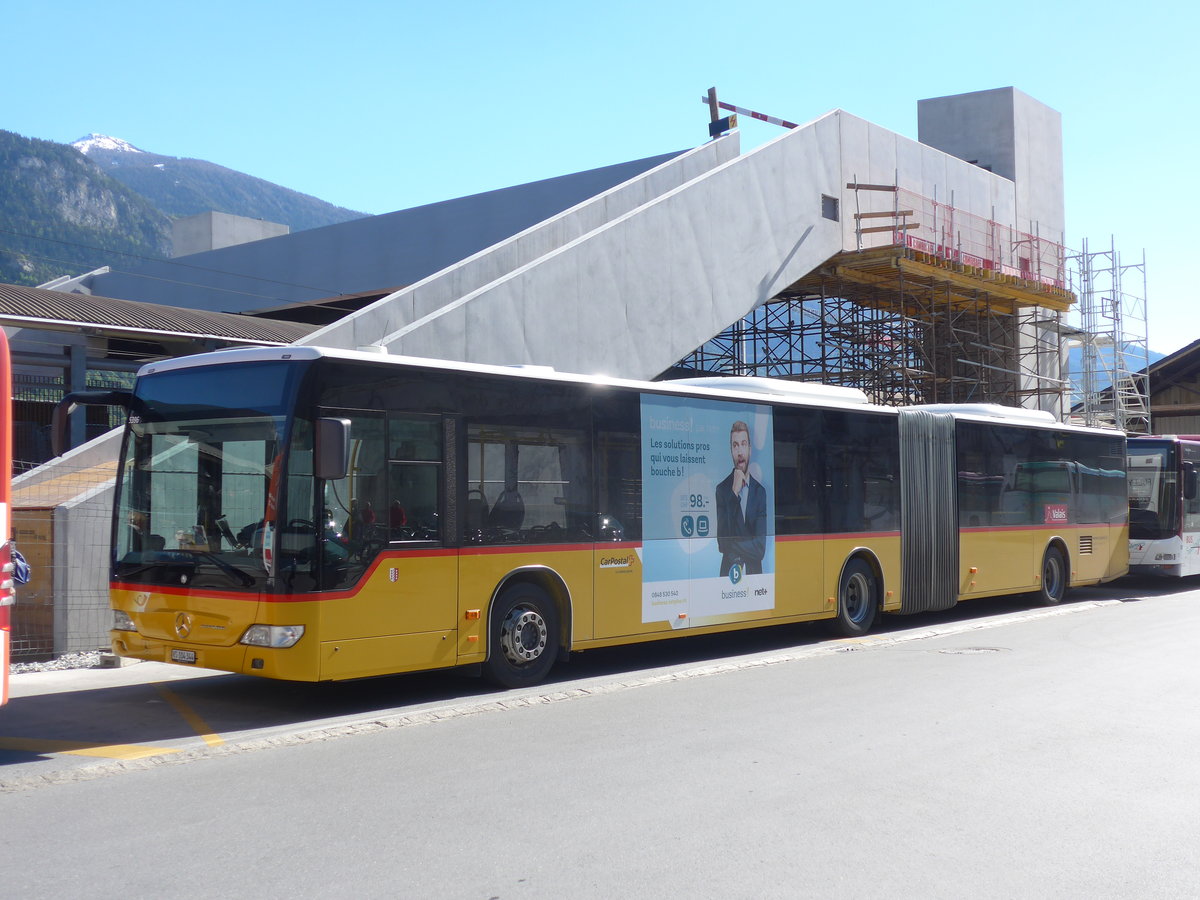 (179'885) - Buchard, Leytron - VS 104'344 - Mercedes am 29. April 2017 beim Bahnhof Sierre