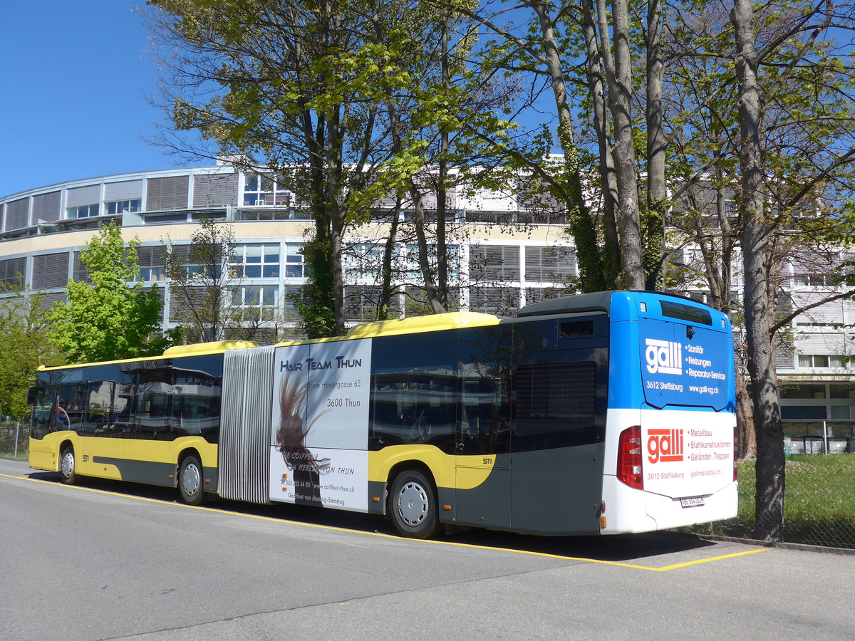 (179'919) - STI Thun - Nr. 182/BE 804'182 - Mercedes am 30. April 2017 bei der Schifflndte Thun