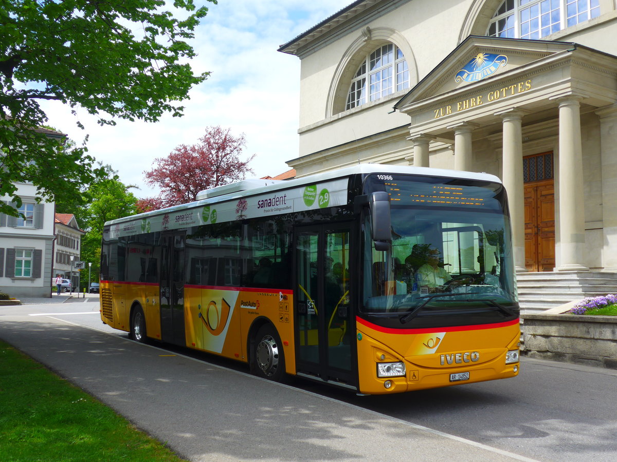 (180'230) - PostAuto Ostschweiz - AR 14'852 - Iveco am 21. Mai 2017 in Heiden, Post