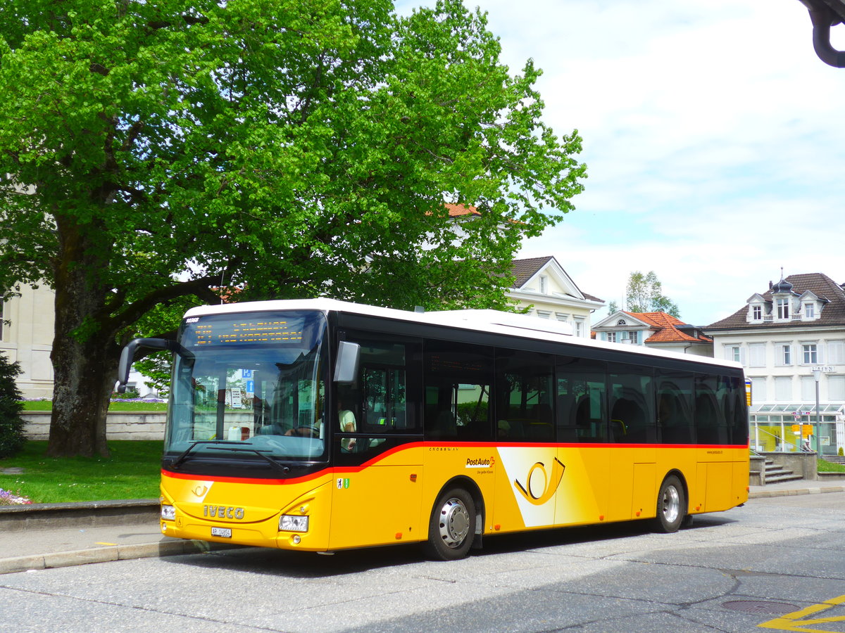 (180'240) - PostAuto Ostschweiz - AR 14'854 - Iveco am 21. Mai 2017 in Heiden, Post