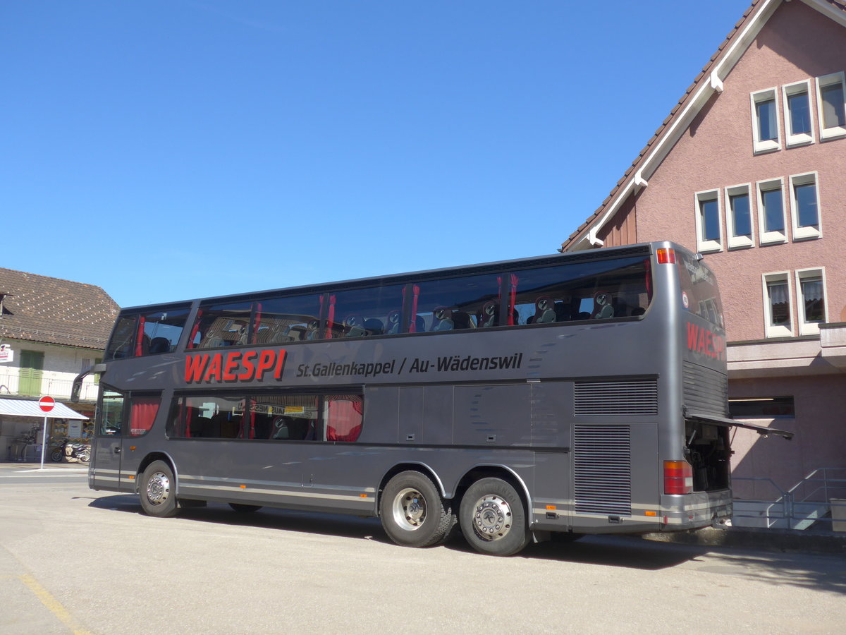 (180'312) - Waespi, St. Gallenkappel - SG 350'795 - Setra am 22. Mai 2017 in Nesslau, Hotel Krone