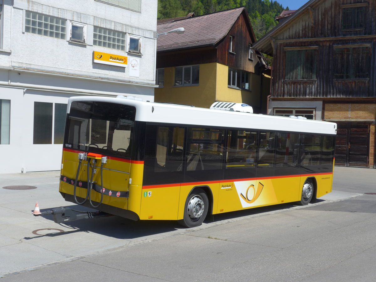 (180'328) - PostAuto Ostschweiz - SG 412'681 - Hess Personenanhnger am 22. Mai 2017 beim Bahnhof Urnsch