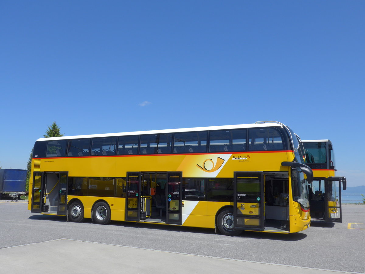 (180'362) - PostAuto Ostschweiz - AR 44'137 - Alexander Dennis am 22. Mai 2017 in Heiden, Garage