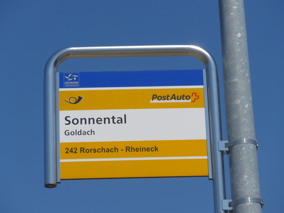(180'379) - PostAuto-Haltestelle - Goldach, Sonnental - am 22. Mai 2017