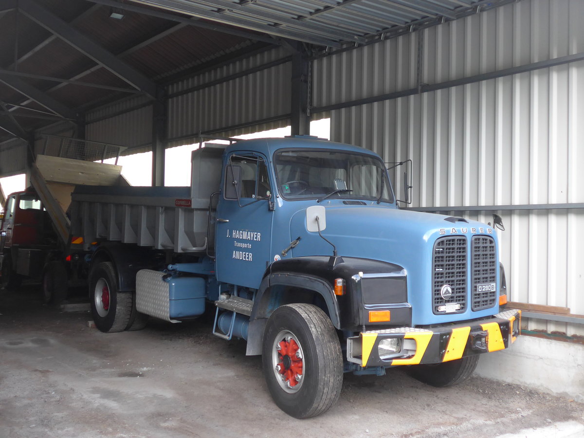 (180'472) - Hagmayer, Andeer - Saurer am 23. Mai 2017 in Andeer
