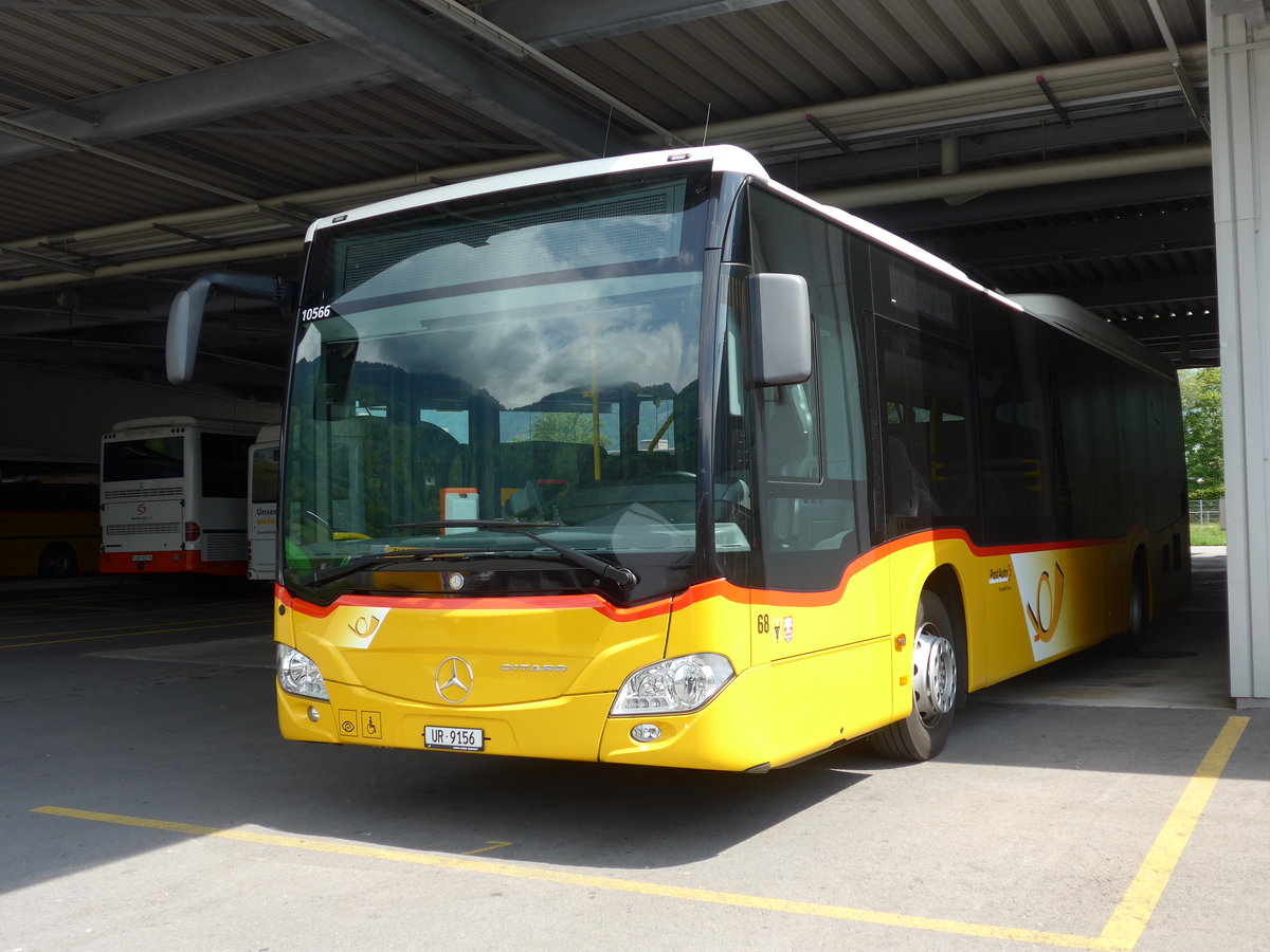 (180'700) - AAGU Altdorf - Nr. 68/UR 9156 - Mercedes am 24. Mai 2017 in Schattdorf, Garage