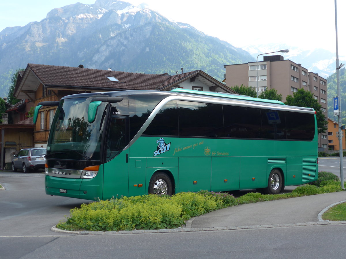 (180'756) - EF Services, Wrenlos - BE 66'054 - Setra am 24. Mai 2017 in Matten, Carparkplatz