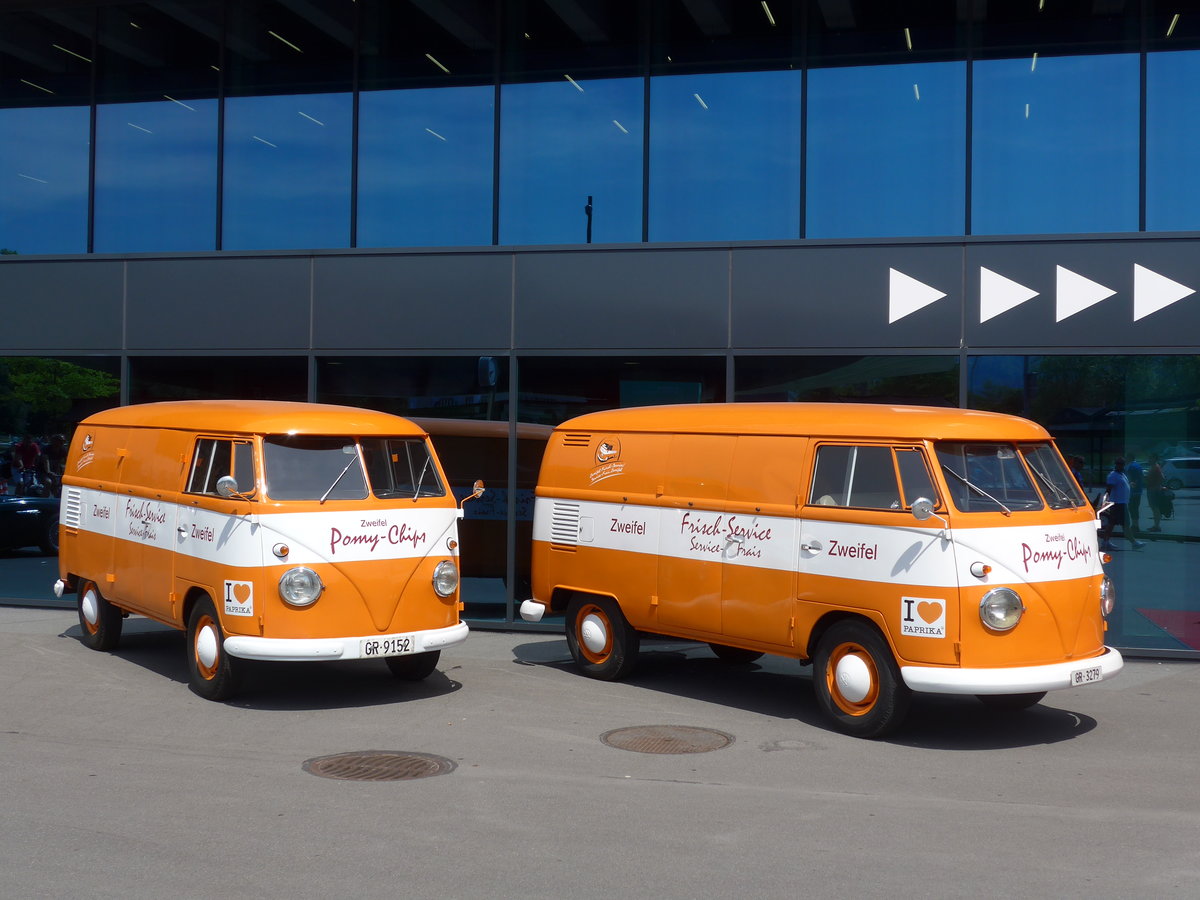 (180'886) - Zweifel - GR 9152 + GR 3279 - Volkswagen am 28. Mai 2017 in Luzern, Allmend