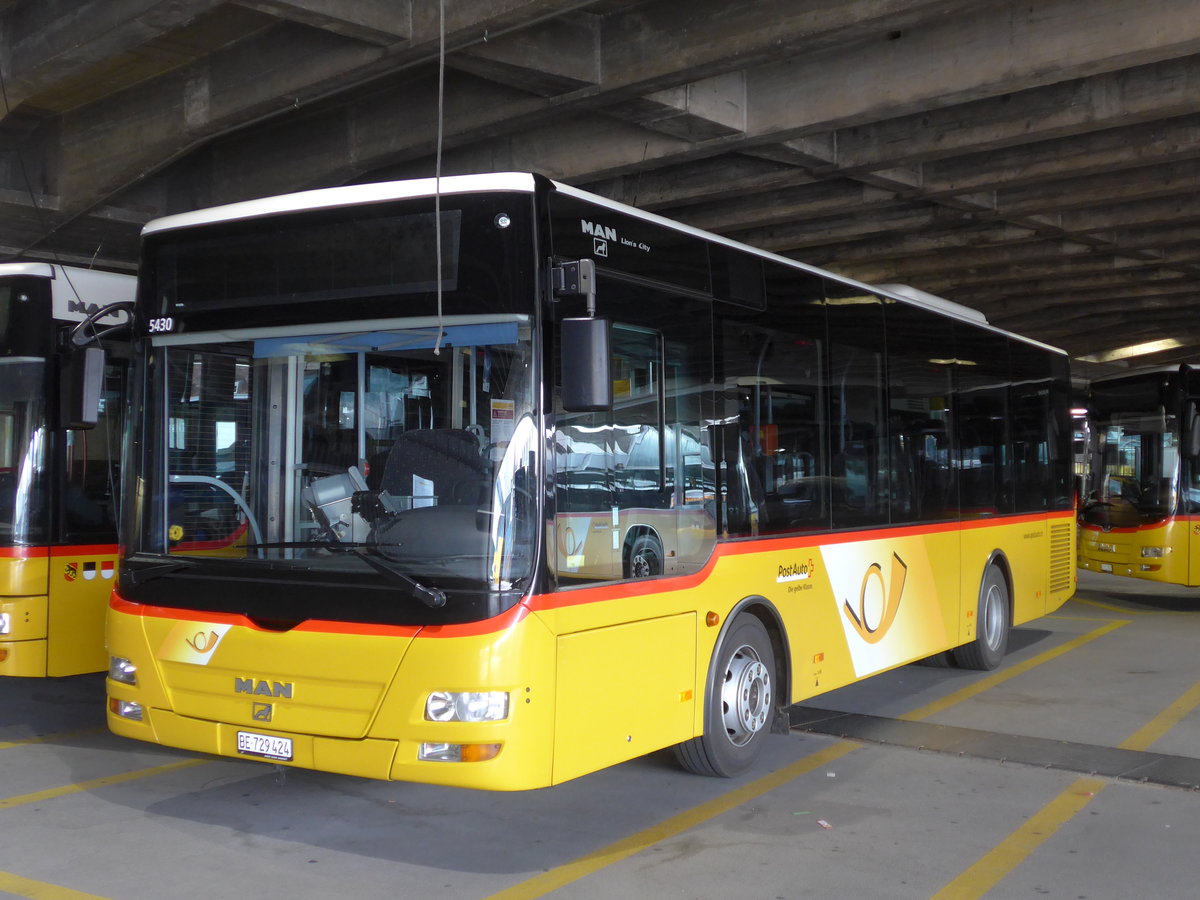 (180'935) - PostAuto Bern - Nr. 424/BE 729'424 - MAN/Gppel (ex Matt, FL-Mauren Nr. 58) am 4. Juni 2017 in Bern, Postautostation