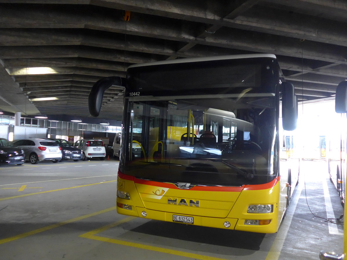 (180'937) - PostAuto Bern - Nr. 543/BE 832'543 - MAN am 4. Juni 2017 in Bern, Postautostation