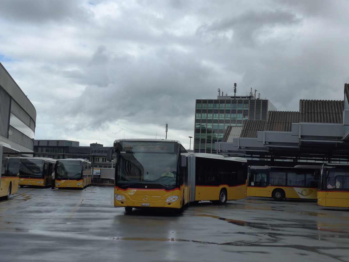 (180'939) - PostAuto Bern - Nr. 631/BE 734'631 - Mercedes am 4. Juni 2017 in Bern, Postautostation