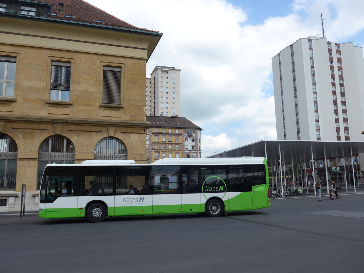 (181'062) - transN, La Chaux-de-Fonds - Nr. 336/NE 98'336 - Mercedes am 12. Juni 2017 beim Bahnhof La Chaux-de-Fonds