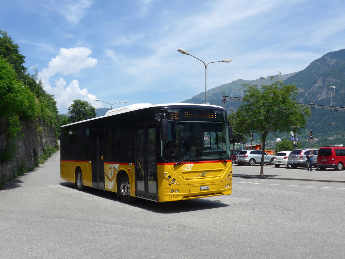 (181'116) - PostAuto Graubnden - GR 170'439 - Volvo am 15. Juni 2017 in Thusis, Postautostation