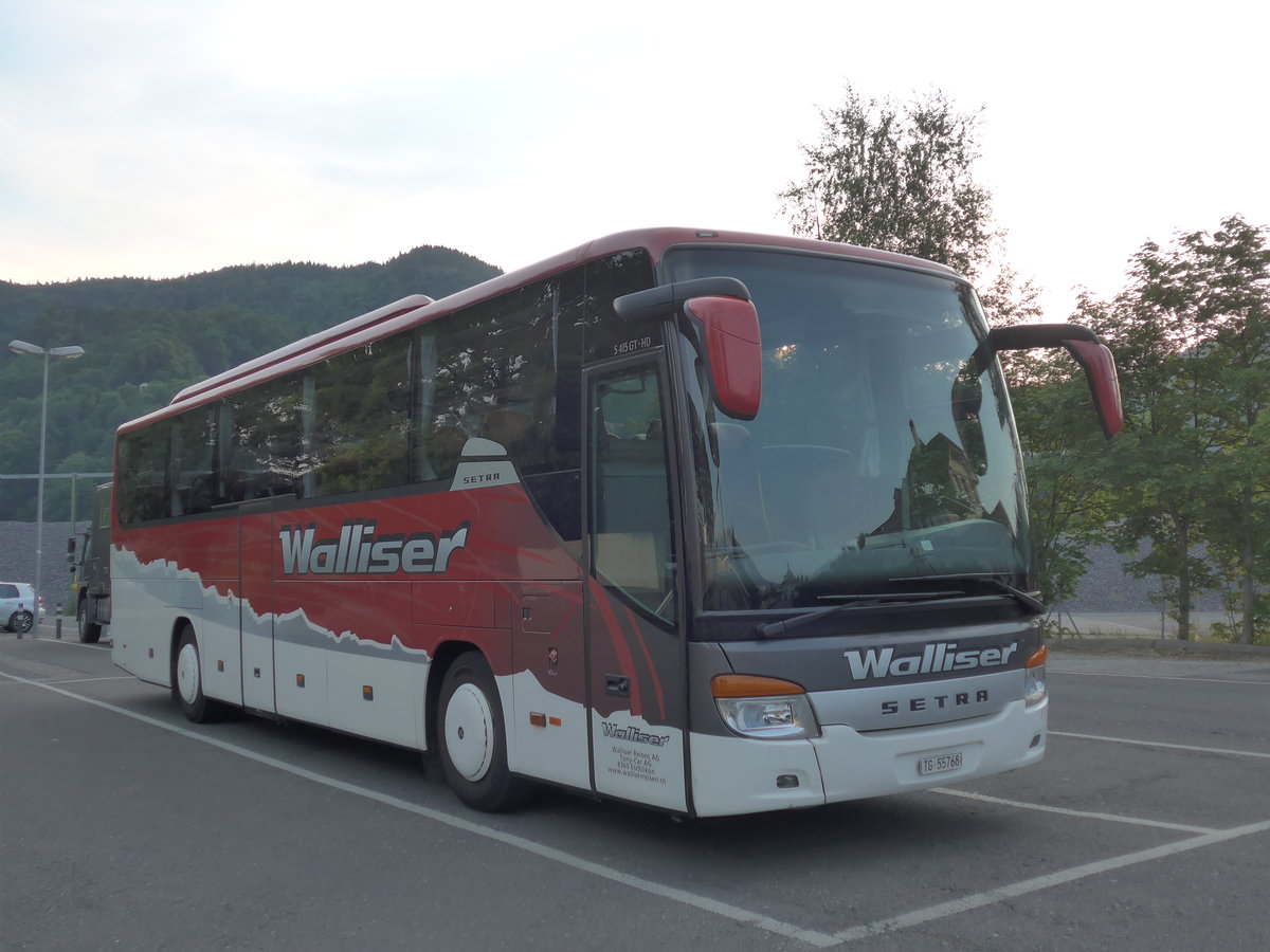 (181'227) - Walliser, Eschlikon - Nr. 15/TG 55'768 - Setra am 21. Juni 2017 in Thun, Seestrasse