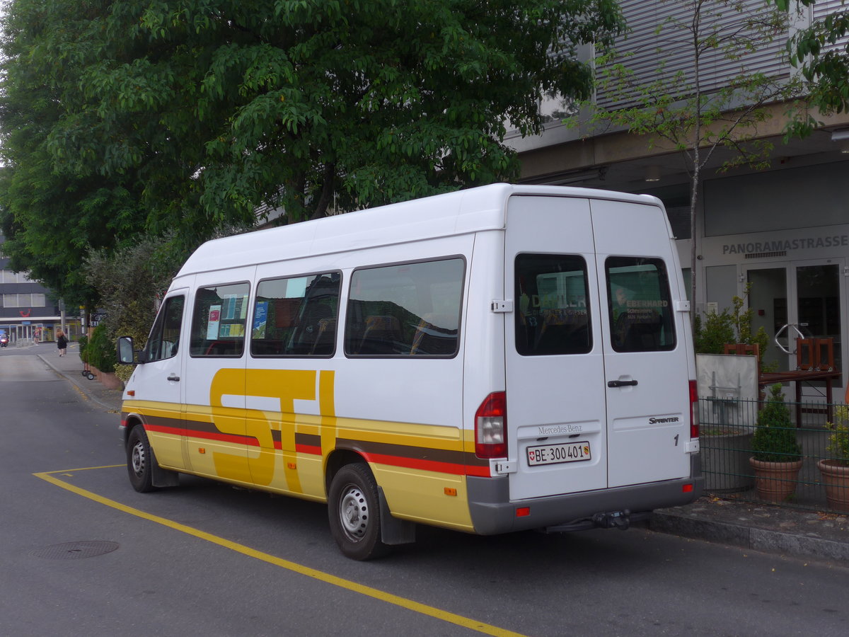 (181'238) - STI Thun - Nr. 1/BE 300'401 - Mercedes am 24. Juni 2017 bei der Schifflndte Thun