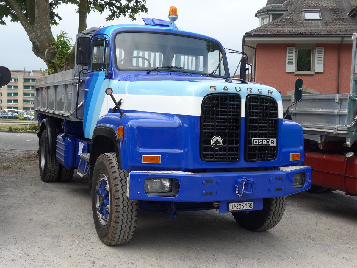 (181'268) - Saurer - LU 205'158 - am 24. Juni 2017 in Aigle, Saurertreffen