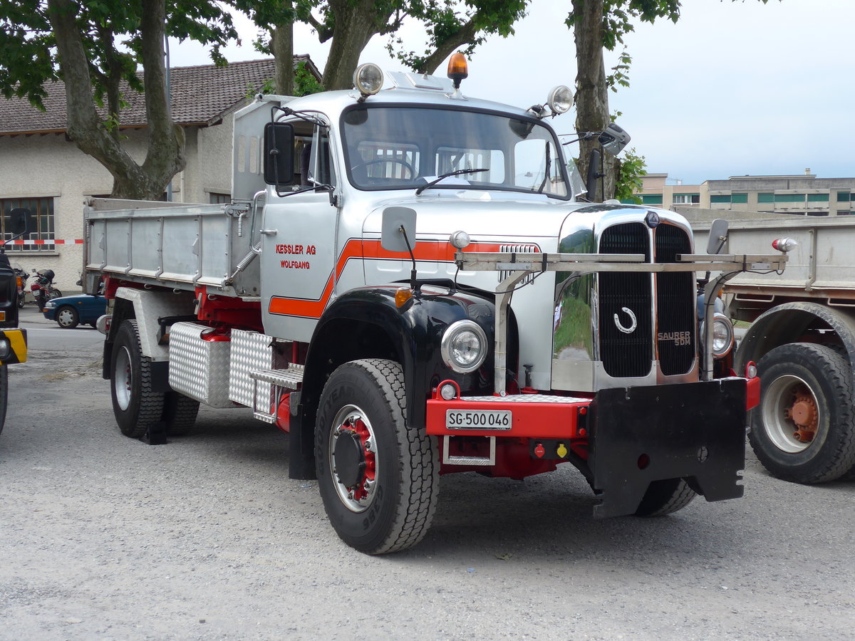 (181'273) - Kessler, Wolfgang - SG 500'046 - Saurer am 24. Juni 2017 in Aigle, Saurertreffen