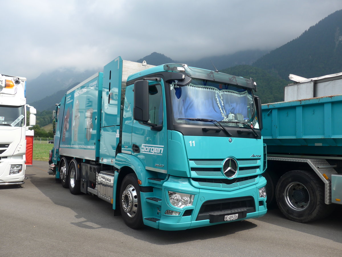(181'379) - Sorgen, Merligen - Nr. 11/BE 489'204 - Mercedes am 24. Juni 2017 in Interlaken, Flugplatz