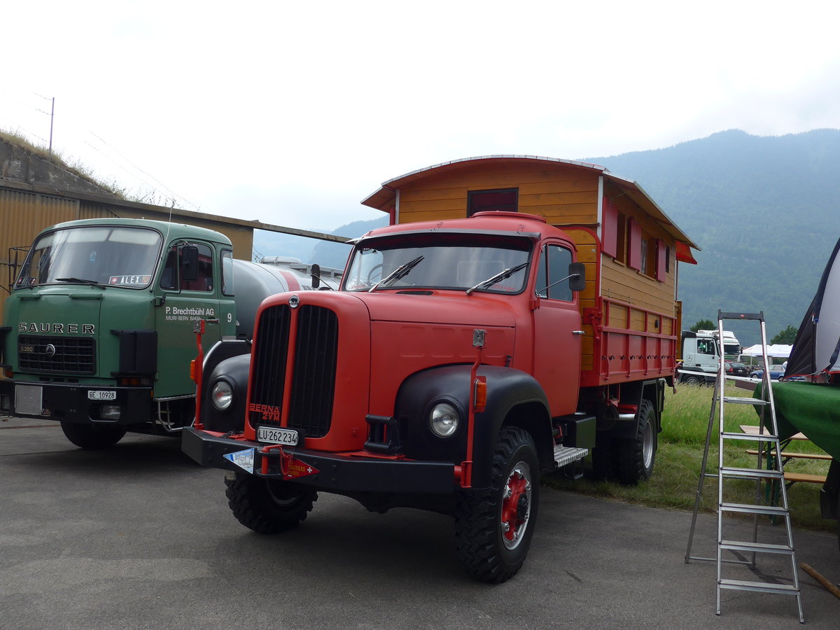 (181'398) - Berna - LU 262'234 - am 24. Juni 2017 in Interlaken, Flugplatz