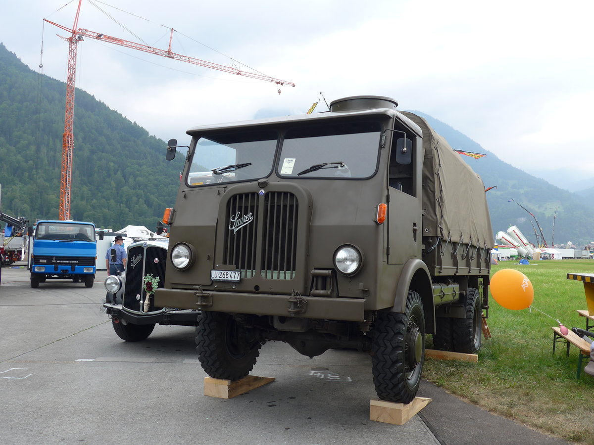 (181'402) - Saurer - LU 268'477 - am 24. Juni 2017 in Interlaken, Flugplatz