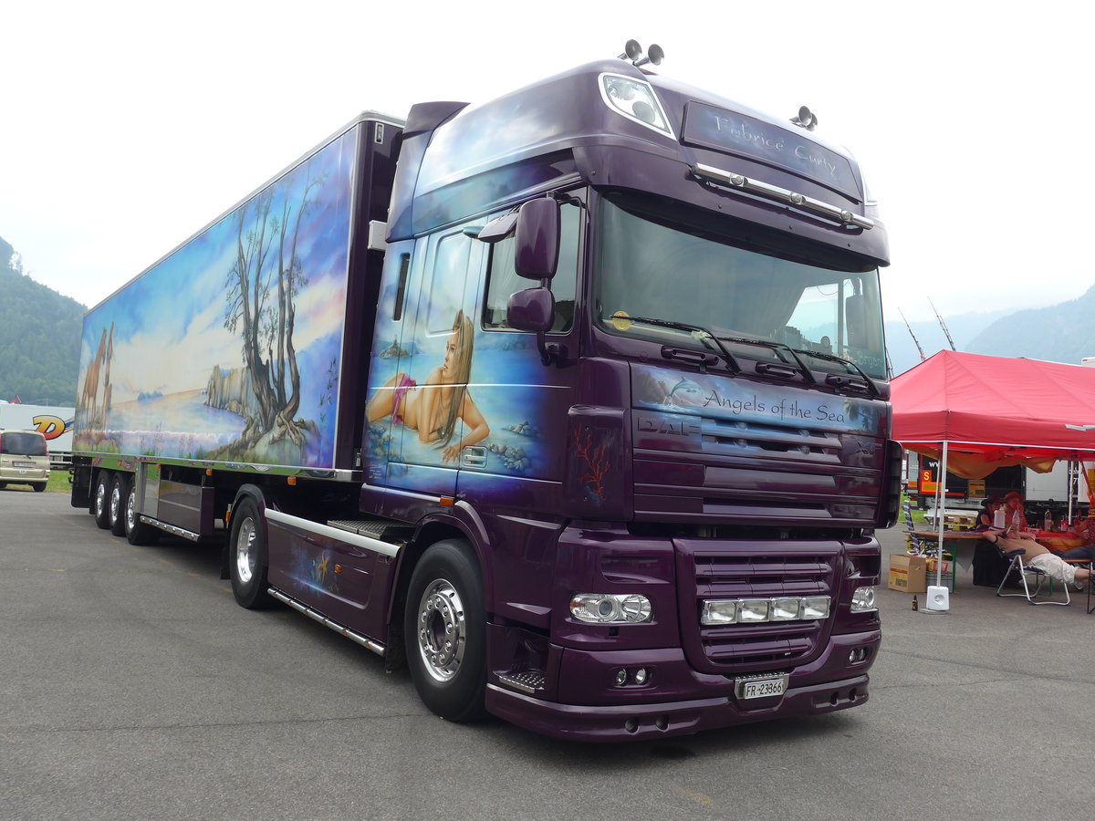 (181'438) - Curty, Prez-vers-Noraz - FR 23'366 - DAF am 24. Juni 2017 in Interlaken, Flugplatz