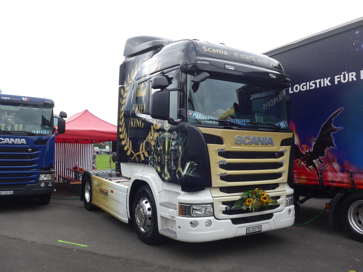 (181'464) - Scania - TG 203'750 - am 24. Juni 2017 in Interlaken, Flugplatz