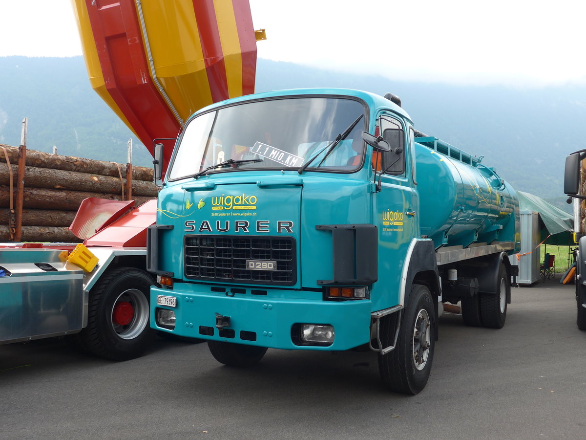 (181'480) - Wigako, Sderen - BE 79'396 - Saurer am 24. Juni 2017 in Interlaken, Flugplatz