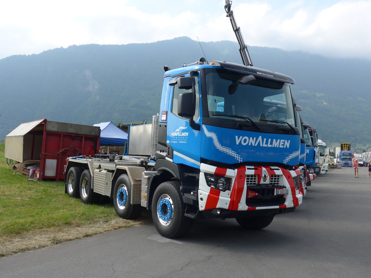 (181'511) - von Allmen, Mlenen - BE 345'110 - Renault am 24. Juni 2017 in Interlaken, Flugplatz