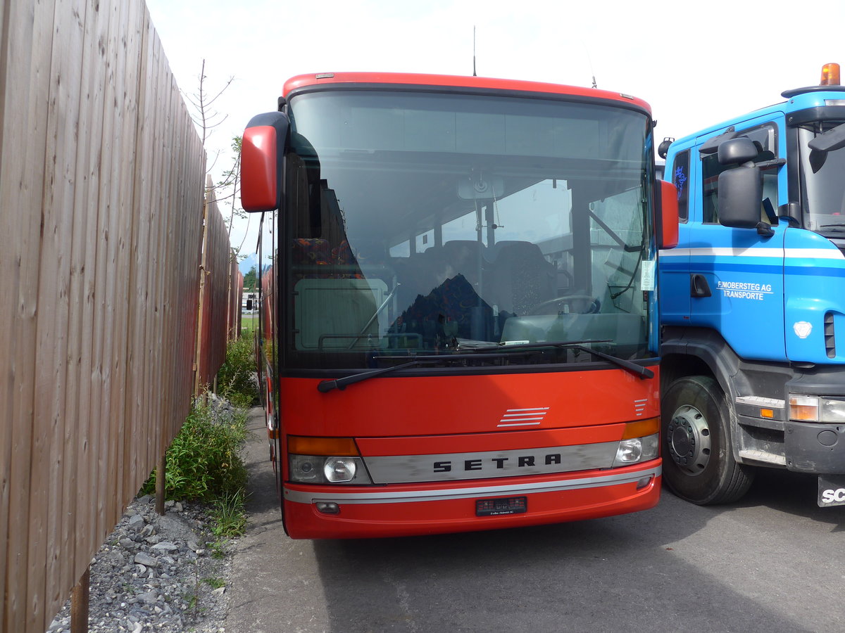 (182'156) - AFA Adelboden - Nr. 22 - Setra (ex Nr. 8) am 22. Juli 2017 in Frutigen, Garage