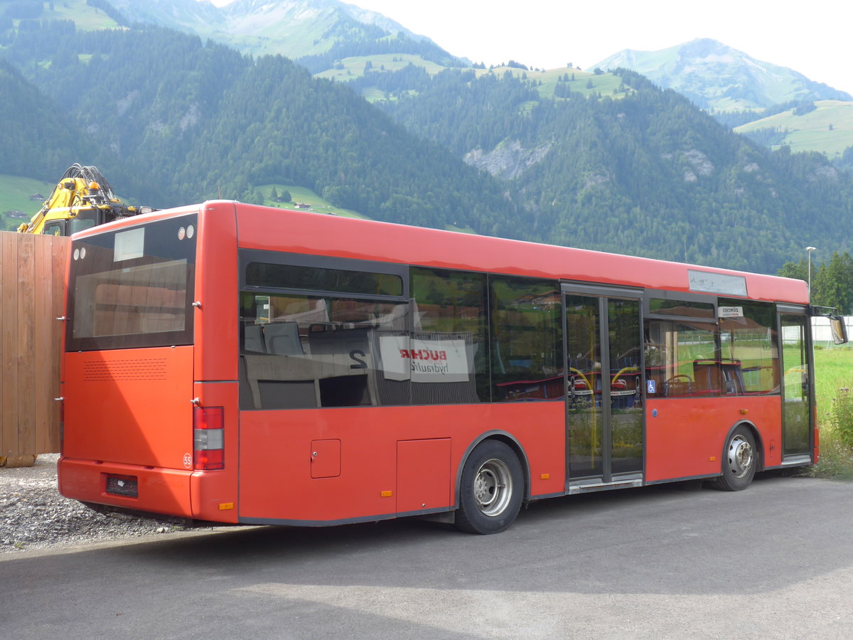 (182'158) - AFA Adelboden - Nr. 55 - MAN/Gppel am 22. Juli 2017 in Frutigen, Garage