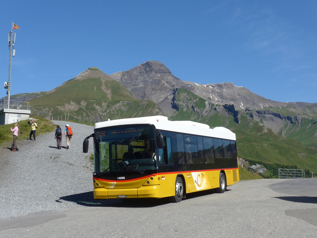 (182'336) - AVG Meiringen - Nr. 67/BE 402'467 - Scania/Hess (ex Nr. 76; ex Steiner, Messen) am 30. Juli 2017 auf der Grossen Scheidegg