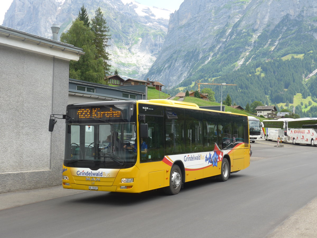 (182'376) - AVG Grindelwald - Nr. 23/BE 70'397 - MAN am 30. Juli 2017 in Grindelwald, Grund