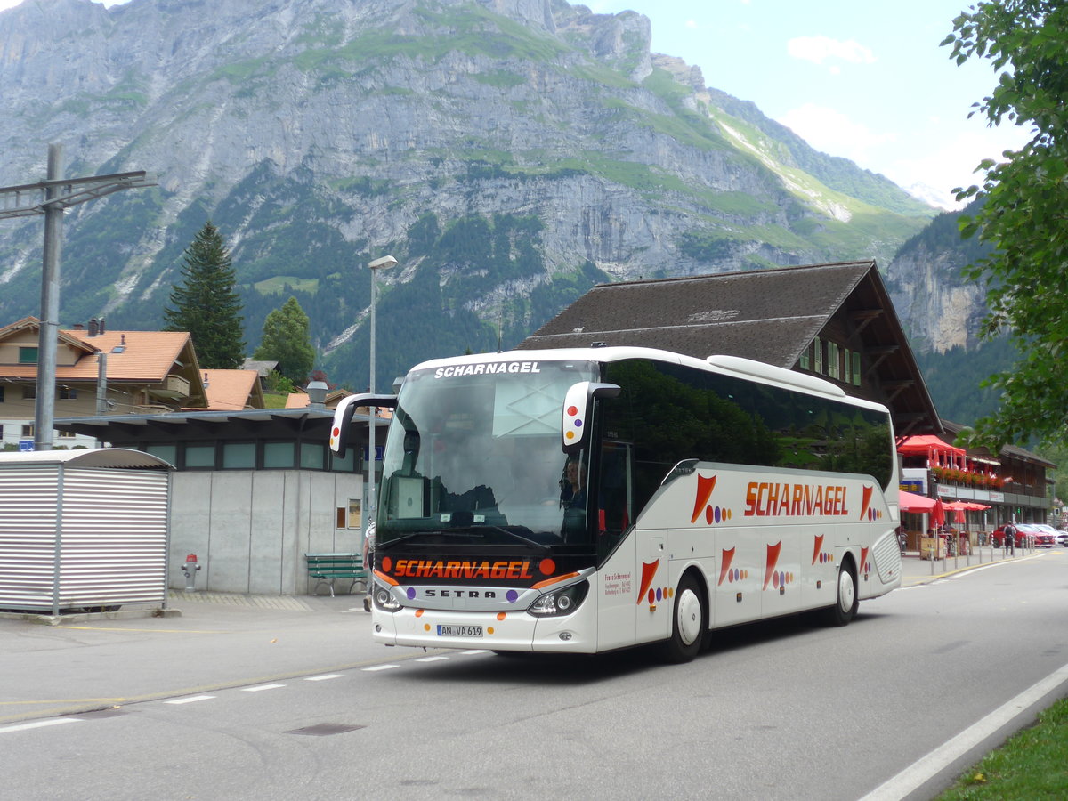 (182'382) - Aus Deutschland: Scharnagel, Feuchtwangen - AN-VA 619 - Setra am 30. Juli 2017 in Grindelwald, Grund