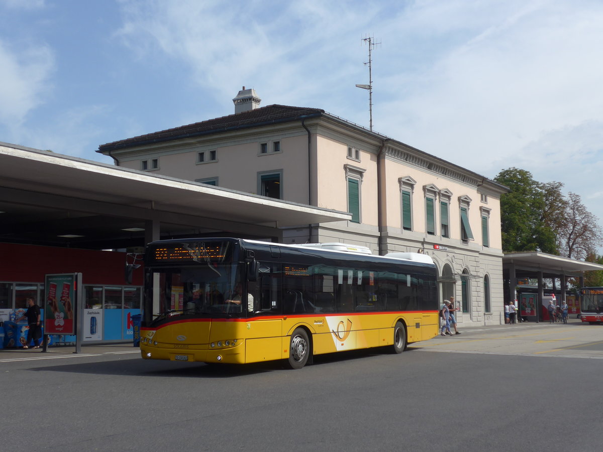 (182'559) - PostAuto Ostschweiz - TG 158'062 - Solaris am 3. August 2017 beim Bahnhof Frauenfeld