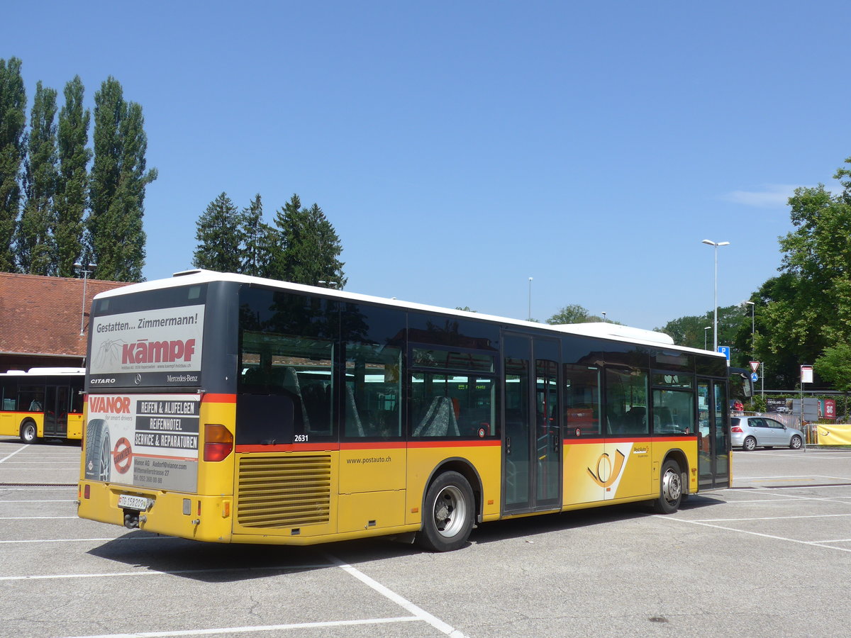 (182'613) - PostAuto Ostschweiz - TG 158'209 - Mercedes (ex Nr. 9) am 3. August 2017 in Frauenfeld, Jugendmusikschule