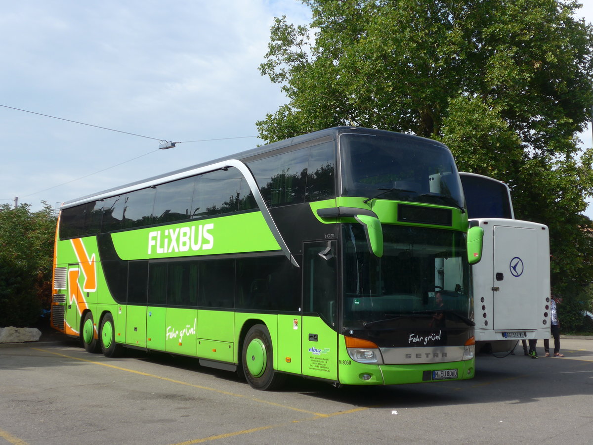 (182'681) - Aus Deutschland: Albus, Mnchen - Nr. M8060/M-EU 8060 - Setra am 3. August 2017 in Zrich, Sihlquai