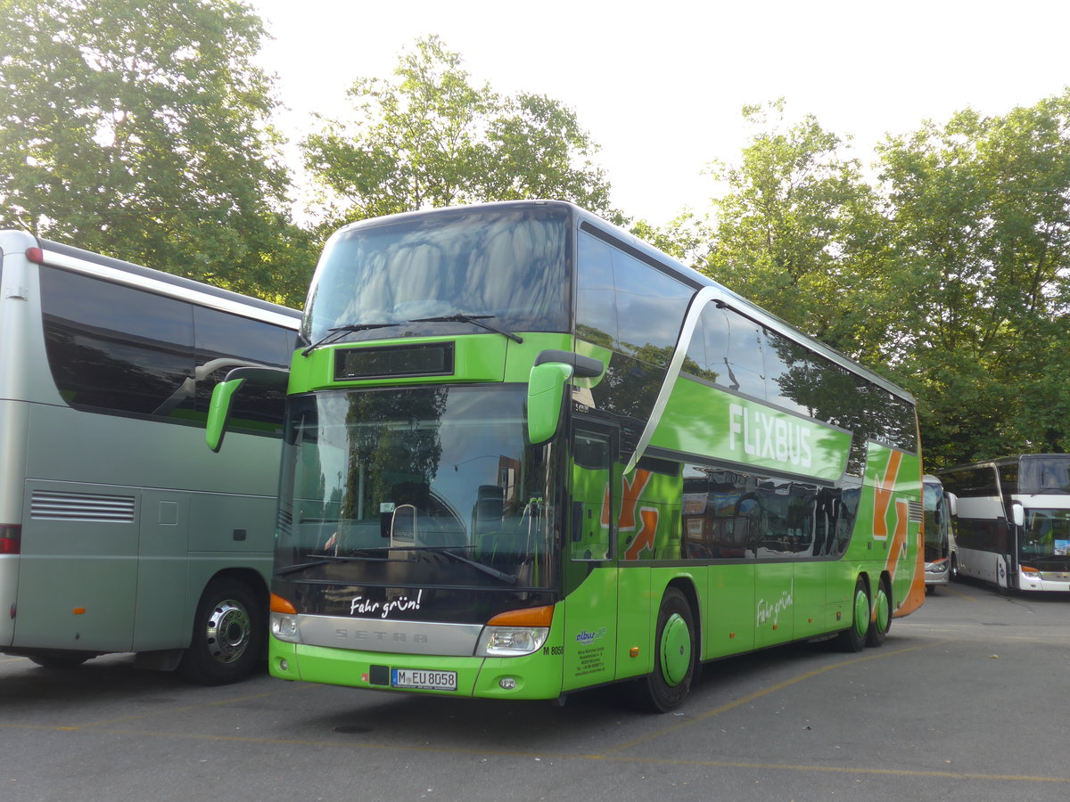 (182'701) - Aus Deutschland: Albus, Mnchen - Nr. M8058/M-EU 8058 - Setra am 5. August 2017 in Zrich, Sihlquai