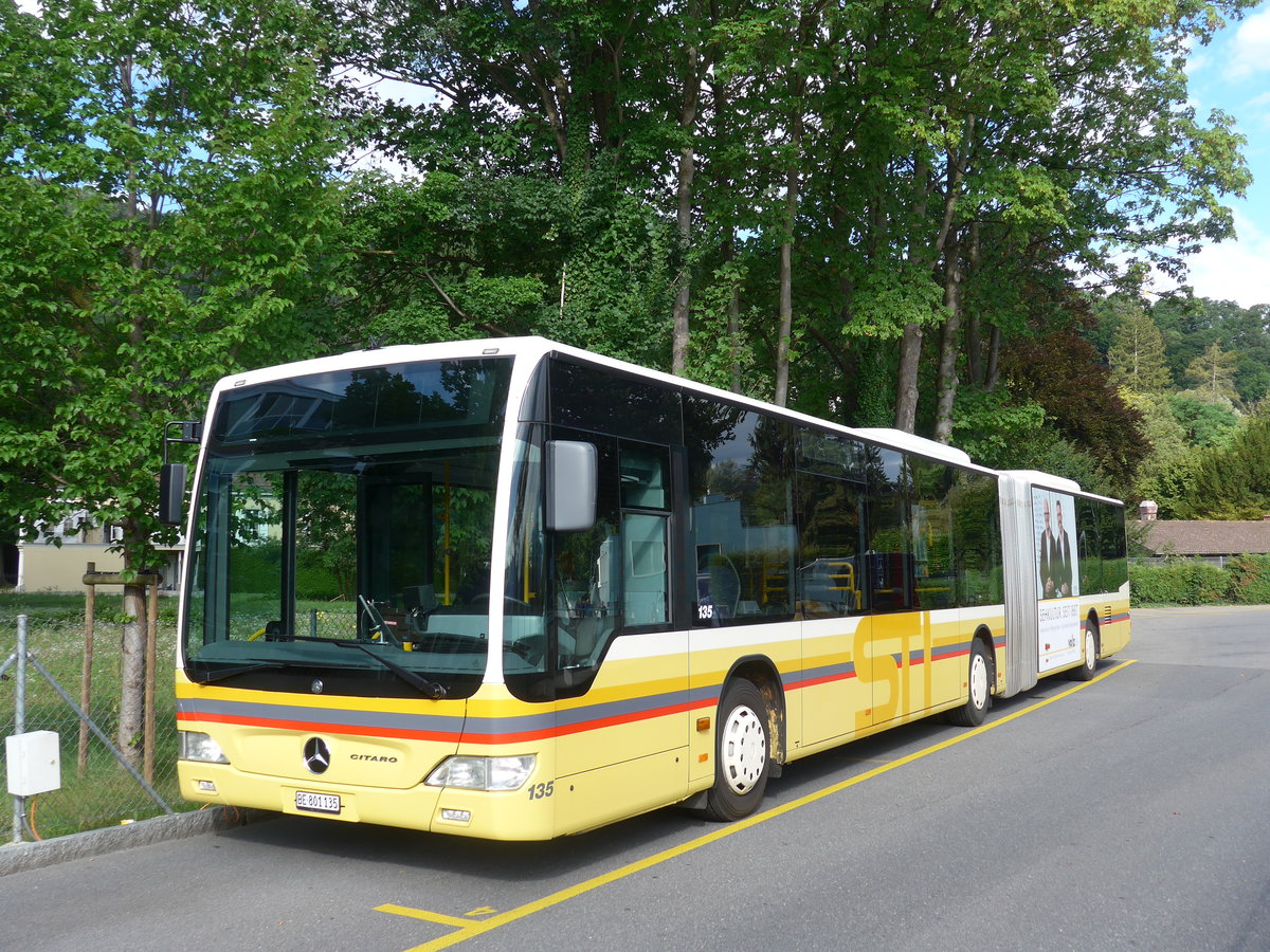 (182'835) - STI Thun - Nr. 135/BE 801'135 - Mercedes am 6. August 2017 bei der Schifflndte Thun