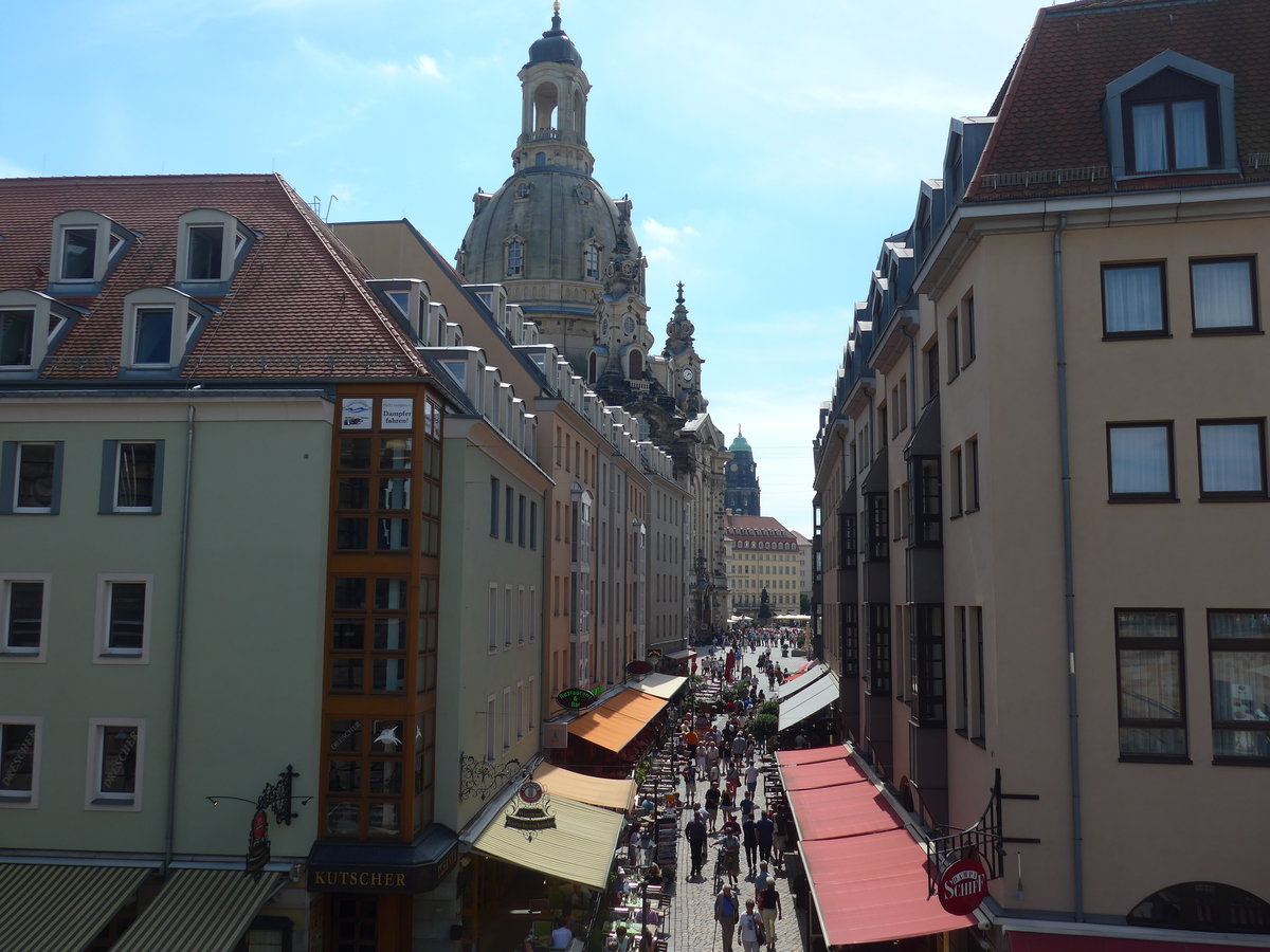 (182'906) - Die Mnzgassen am 8. August 2017 in Dresden
