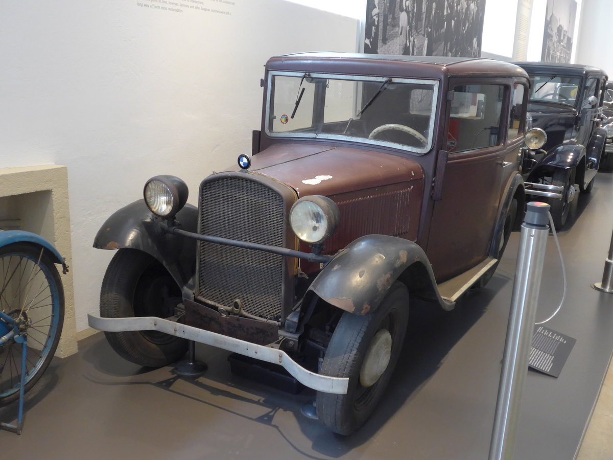 (182'932) - BMW AM 1 von 1932 am 8. August 2017 in Dresden, Verkehrsmuseum