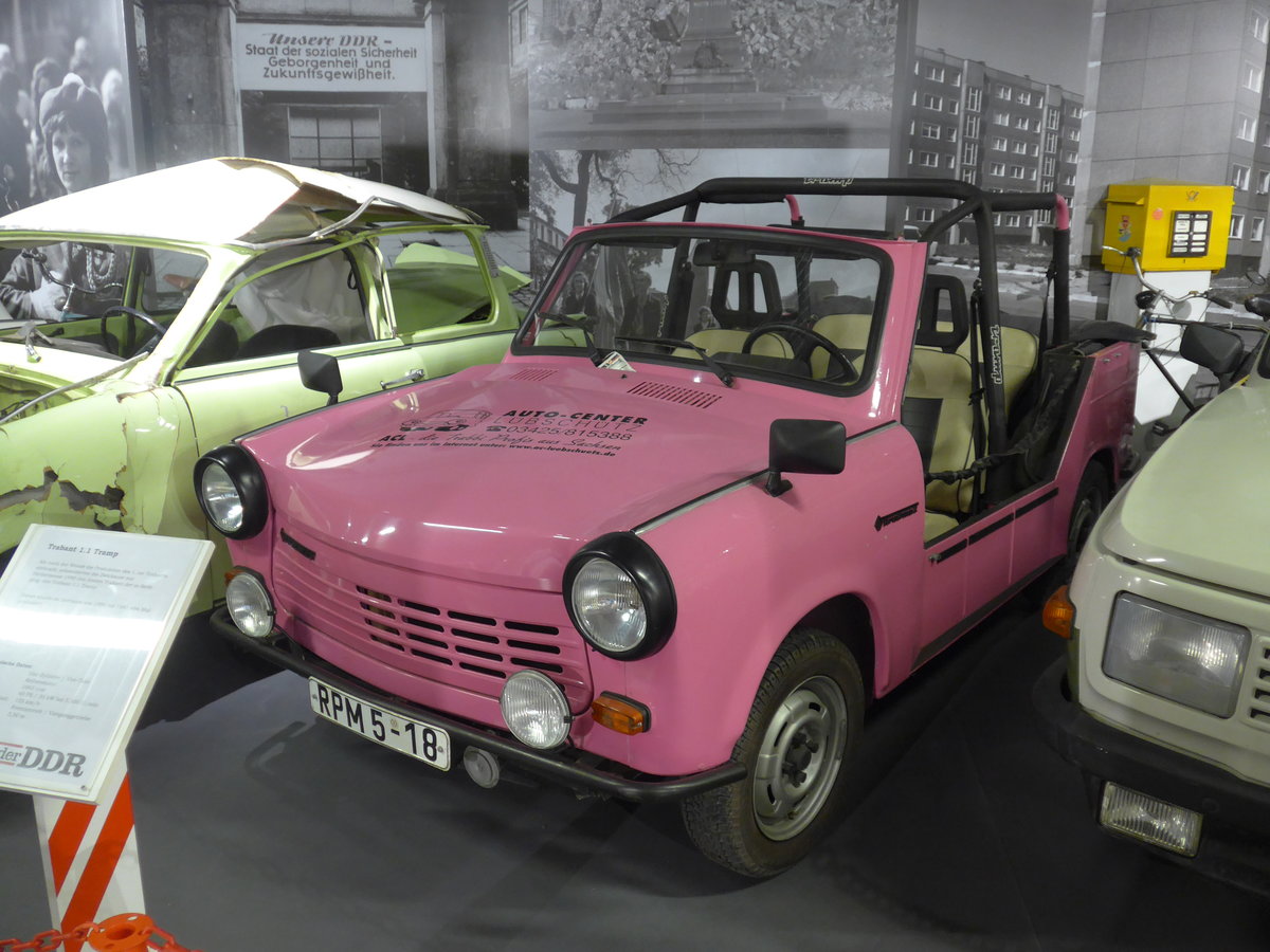 (183'007) - Trabant - RPM 5-18 - am 8. August 2017 in Dresden, Die Welt der DDR