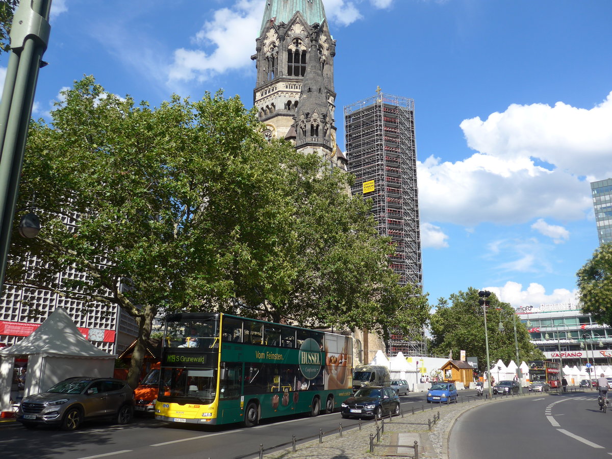 (183'224) - BVG Berlin - Nr. 3396/B-V 3396 - MAN am 9. August 2017 in Berlin, Kurfrstendamm