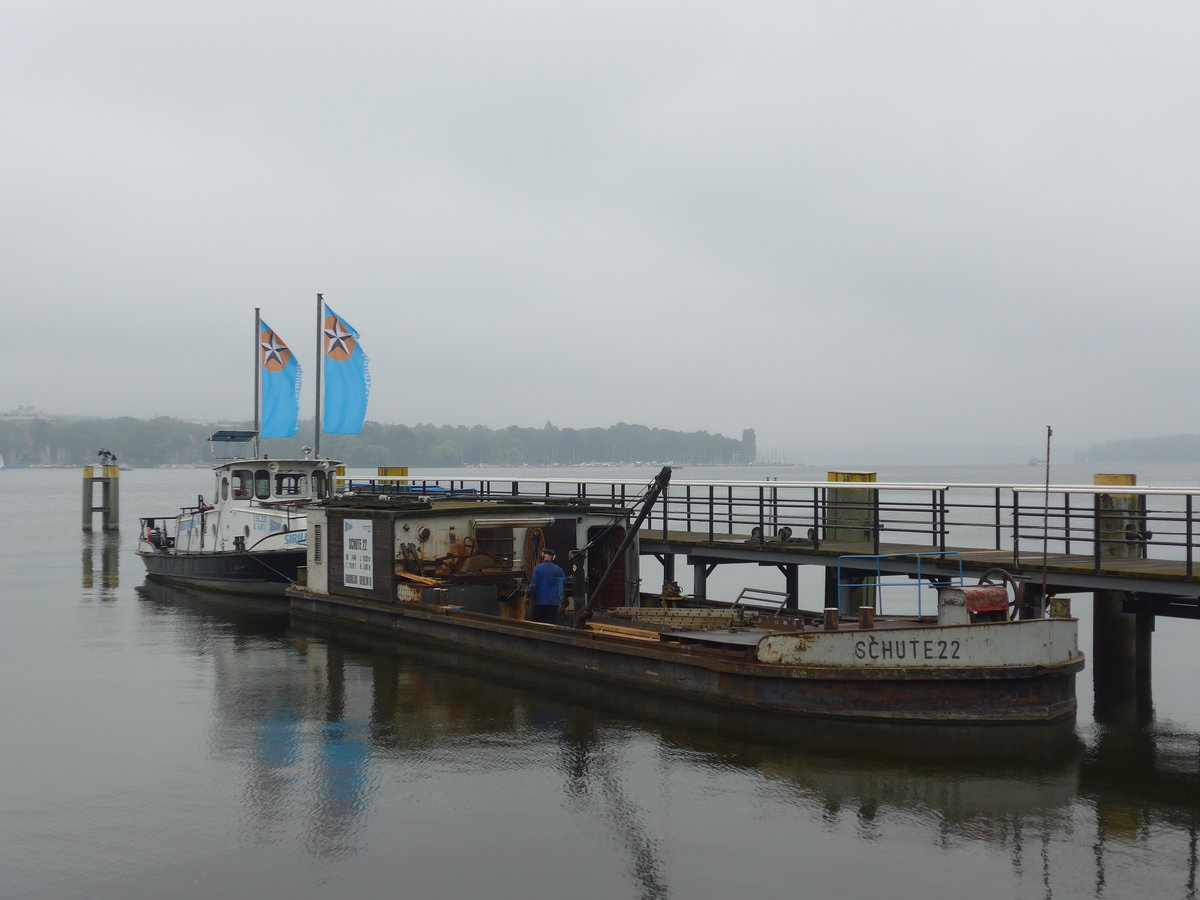 (183'429) - Schute22 am 11. August 2017 auf dem Wannsee bei Berlin