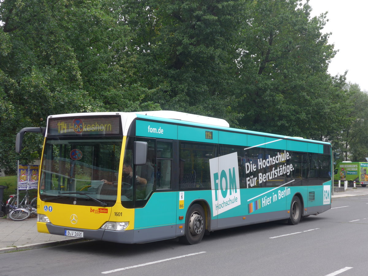 (183'441) - BVG Berlin - Nr. 1601/B-V 1601 - Mercedes am 11. August 2017 in Berlin, Wannsee